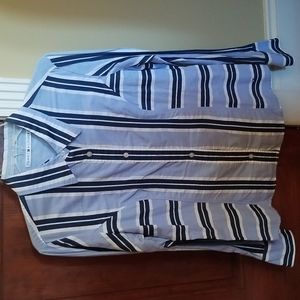 TOMMY HILFIGER WOMENS BUTTON DOWN DRESS SHIRT